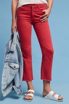 NWT ANTHROPOLOGIE SCRIPT HIGH-RISE CROPPED FLARES by PILCRO 31P - $59.99