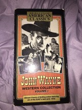 John Wayne Western Collection Volume 1 VHS - £16.68 GBP