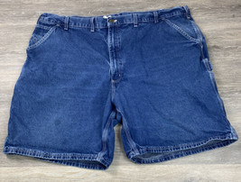 Carhartt Shorts Size 46 Carpenter Jean Blue B28 DST Vintage Workwear Y2k... - £22.10 GBP