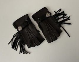 Harley Davidson Fingerless Gloves Ladies Small Fringe EUC - $447.35 MXN