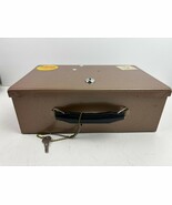 Vintage Rockaway Lock Box Fire Resistant Security Chest with Key - €17,28 EUR