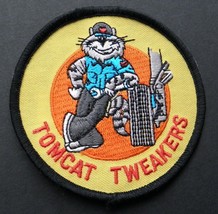 Us Navy Tomcat Tweakers Baby Embroidered Patch 3.1 Inches Tom Cat Engineer - £4.50 GBP