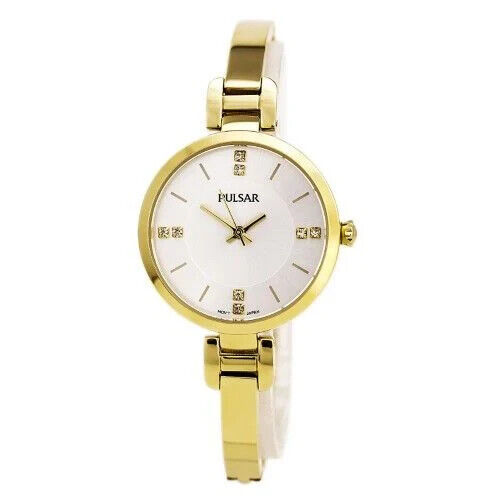 NEW* Pulsar Women&#39;s PH8034 Crystal-Accented Gold-Tone Watch - $50.00
