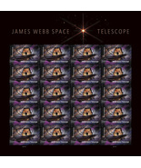 USPS James Webb Telescope STAMP SHEET 20 Forever Stamp Sheet - £9.82 GBP