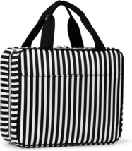 Hanging Toiletry Bags Large Cosmetic Case for Women Organizer for Makeu (Stripe) - £22.22 GBP