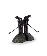 Paloma Collection AJ-R19G Cast Metal Golfer Bookends with Finish Patina  - £86.01 GBP