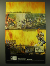 2002 Microsoft Dungeon Siege Video Game Advertisement - It&#39;s a lot easier - £14.72 GBP