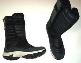 New Black Womens 6 Merrell Waterproof Boots Tall Warm Snow Hiking Polar ... - $197.01