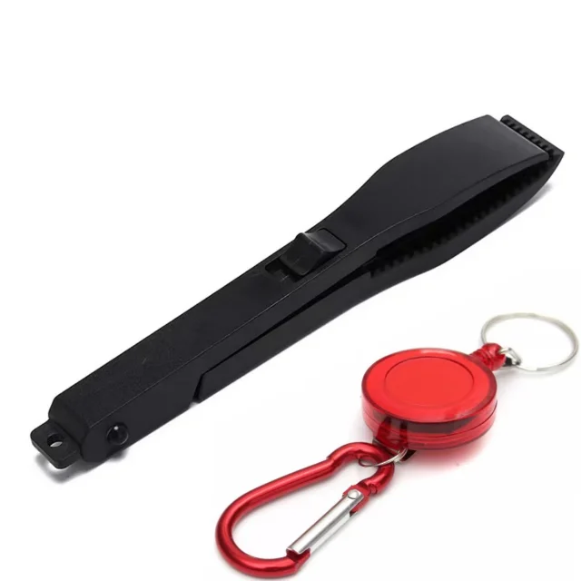 Fishing Tongs Fishing Supplies Fishing Gripper With Belt Clip Key Chain Holder F - £81.96 GBP