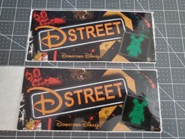 2 D Street Downtown Disney Bumper Stickers 8 X 4 Disneyland Parks Mickey... - $9.90