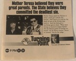 Turning Point Print Ad Barbara Walters Mother Teresa TPA19 - £4.66 GBP