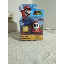 Jakks Pacific World of Nintendo Super Mario Shy Guy w Block 4&quot; Action Figure NEW - $12.87