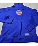 Under Armour Hoodie NBA Detroit Pistons Logo Long Sleeve Cold Gear Mens XL - $36.75