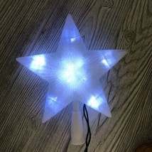 Christmas Tree Topper Star with LED Lighted Xmas Ornaments Party Home Decoration - £7.56 GBP