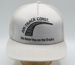 AM-Track Construction Mesh Adjustable Snapback Trucker Hat - £19.45 GBP