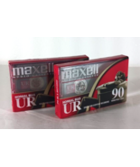 Lot OF 2 MAXELL IEC Type I Normal Bias UR 90 Minute AUDIO CASSETTE TAPES... - €7,31 EUR
