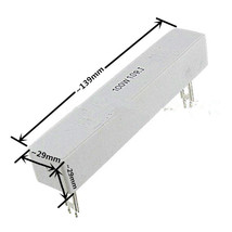 100W Vertical Cement Ceramic Resistor ± 5%, Series Resistance Values 0.1... - $4.64+