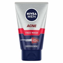 NIVEA Men Acne Face Wash for Oily &Acne Prone Skin, Fights Oil & Dirt, 100g - $14.84