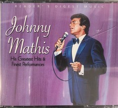 Johnny Mathis - His Greatest Hits &amp; Finest Per(CD X  3Reader&#39;s Digest) NEW crack - £29.77 GBP