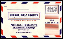MISSOURI Cover - National Protective Insurance Co, Kansas City L11 - $2.96