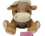 Precious Moments Tender Tails Brown Cow 540560 Tags Plush Stuffed Animal... - $14.80