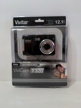 Vivitar ViviCam T328 - 12.1mp black - 4x Digital Zoom - Battery Not Incl... - $14.50