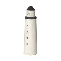 White Jumbo Rustic Wooden Lighthouse - $85.97