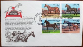 American Horses 1985 First Day of Issue  - £4.66 GBP