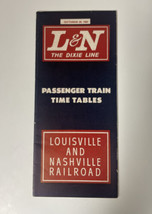 L&amp;N The Dixie Line (Louisville + Nashville) | Passenger Train Timetables - $9.85