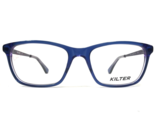 Kilter Niños Gafas Monturas K5006 424 BLUE Violeta Cuadrado Completo Borde - $46.25