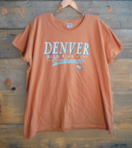 Denver Colorado Mile High City USA Mens 2XL Tshirt State Orange Tee Gildan - $12.53