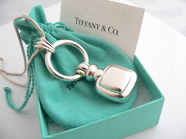 Tiffany &amp; Co Perfume Bottle Necklace Pendant Charm 24 Inch Chain Silver Gift Art - £1,593.42 GBP