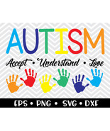 Autism Accept Understand Love SVG - $2.00