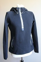 Superdry Sport M Black Half Zip Pullover Hoodie Gym Tech Sweatshirt - £16.73 GBP