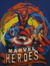 NWT MARVEL HEROES Size Youth Size 6 Blue Short Sleeve Tee - $9.99