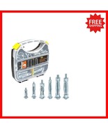68-Piece Heavy-Duty Zinc Plated Steel Wall Anchor Set for Strong Drywall... - $568.83 MXN