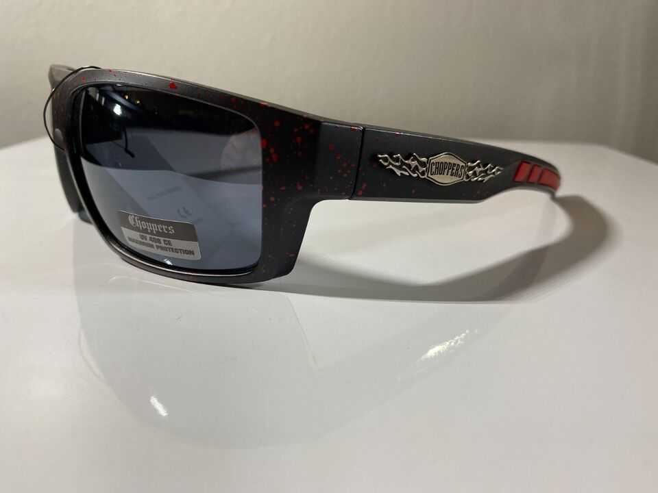 Men&#39;s popular riding sunglasses with speckled color frame and gray mirro... - $9.50