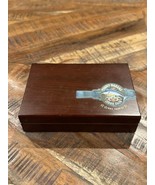 Tommy Bahama Cigar Club Tube Cigar Wood Box 4&quot; x 5.75&quot; x 1.5&quot; Collectibl... - $27.08 CAD
