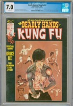 George Perez Collection ~ CGC 7.0 Deadly Hands of Kung Fu #14 Magazine Bruce Lee - £78.00 GBP