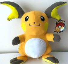 New Giant Pokemon RAICHU Plush Jumbo 16&quot; Soft Stuffed Animal Toy . New. Licensed - £28.18 GBP