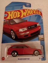 Hot Wheels 2024 #133 Red 94 Audi Avant RS2 Wagon HW Factory Fresh Series... - $14.99