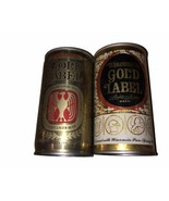 Wisconsin Gold Label Vintage Beer Cans Set Of 2 - £6.46 GBP