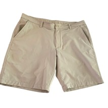Under Armour Mens Size 42 Tan Khaki golf shorts 9.5 inseam - £18.57 GBP