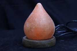 Himalayan Salt Lamp | Real Pink Rock Salt | Tear Drop Shape | hand made ... - £51.89 GBP