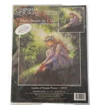 Candamar Garden of Dreams Embellished Cross Stitch Kit Mary Baxter St Clair - $17.99