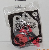 2012 Mcdonalds Happy Meal Toy Power Rangers Samurai #1 Red Ranger MIP - £7.84 GBP