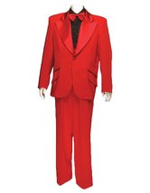 Men&#39;s Formal Adult Deluxe Tuxedo w/o Shirt, Red, Medium - £75.22 GBP+