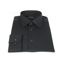 Mens Mondego 100% Cotton Dress Formal Classic shirt Long Sleeves sn300 black New image 5