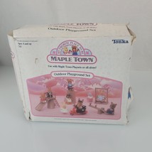 Vintage 1986 Maple Town Outdoor Playground Set Calico Critters Sylvanian Family - £23.23 GBP