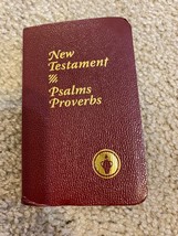 2013 Gideon New Testament Psalms Proverbs - Pocket Bible - Burgundy  - £8.85 GBP